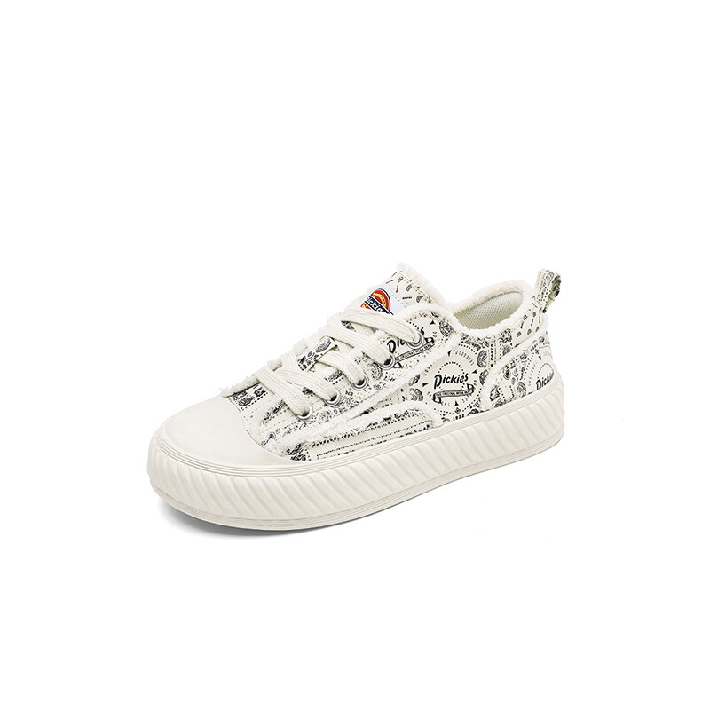 Детские парусиновые туфли Детские низкие бежевые Dickies, цвет Off White — фото 2