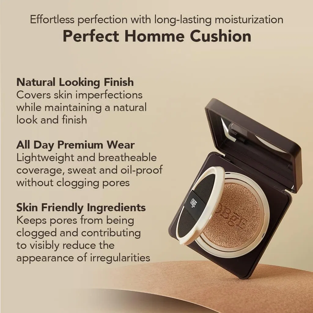 Тональное средство OBgE Perfect Om Cushion, 15 г, слоновая кость — фото 4