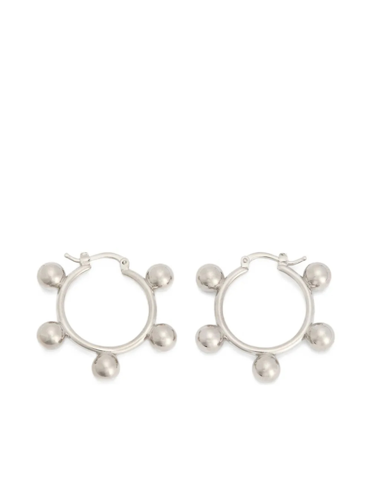 

Серьги-кольца Jil Sander, серебряный