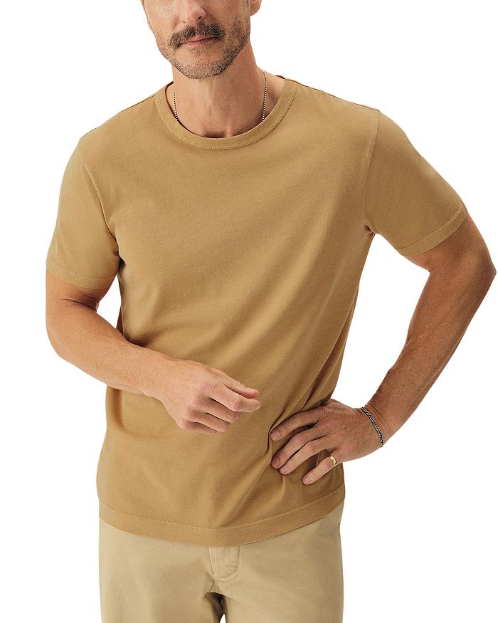

Футболка Regular Fit Buck Mason, коричневый/бежевый