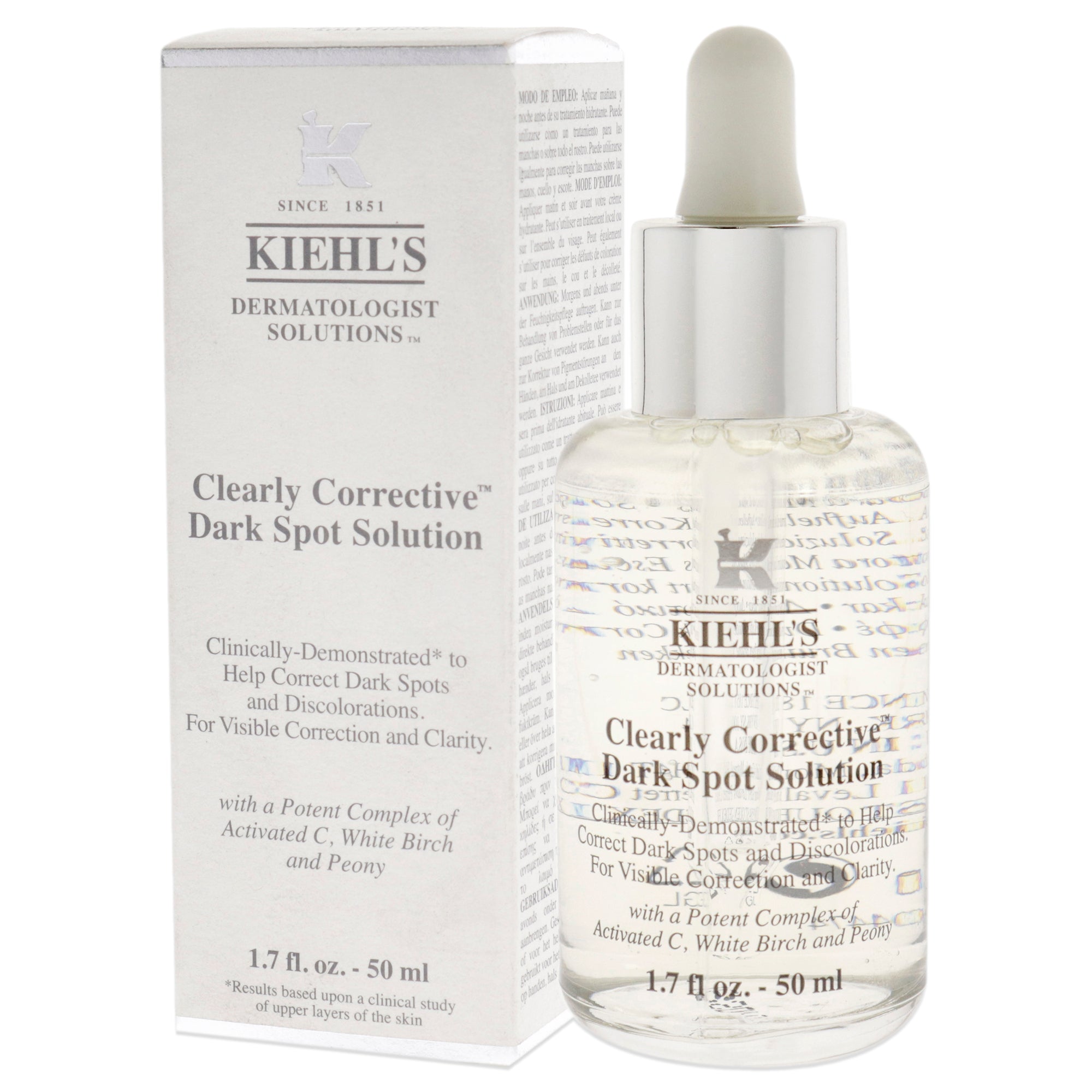 Корректирующее средство от темных пятен Clearly Corrective от Kiehls для мужчин и женщин - 1,7 унции средства от темных пятен Kiehls, 1.7 Oz — фото 4