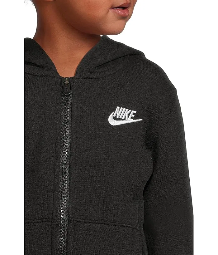 Детский спортивный костюм Full Zip Fleece Set Nike Kids, Black — фото 3