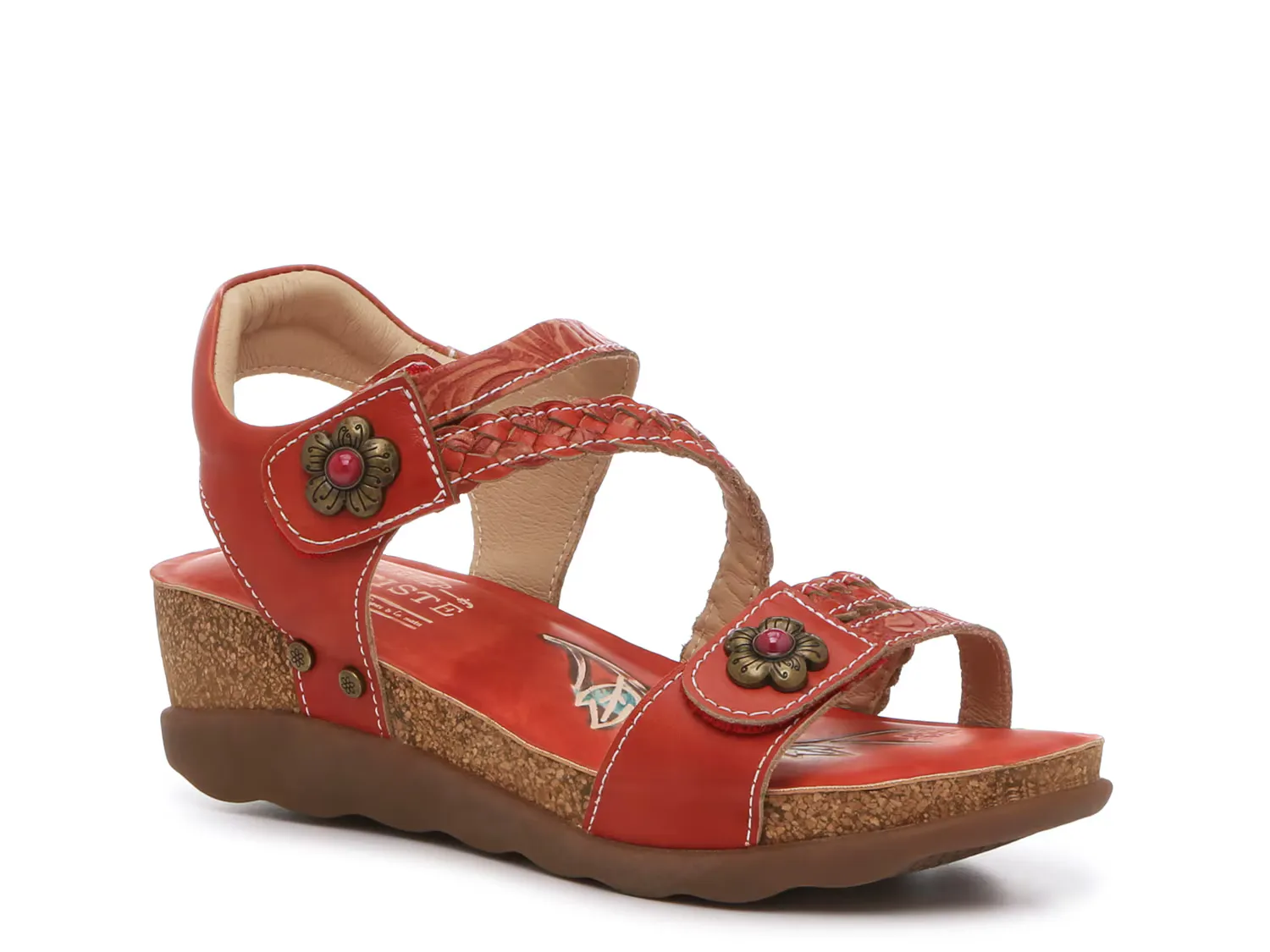 

Сандалии Elenee Wedge Sandal L'Artiste By Spring Step, красный