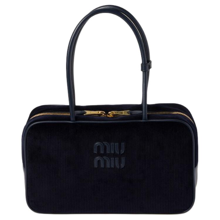 

MIU MIU Тканевая женская сумка морской синий
