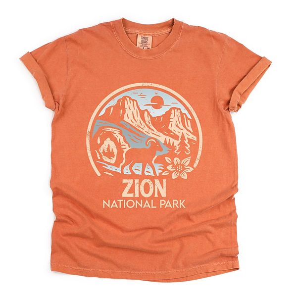 

Zion national park двухцветная футболка с круглым принтом - women's garment dyed Simply Sage Market, Yam, Зеленый, Zion national park двухцветная футболка с круглым принтом - women's garment dyed Simply Sage Market, Yam