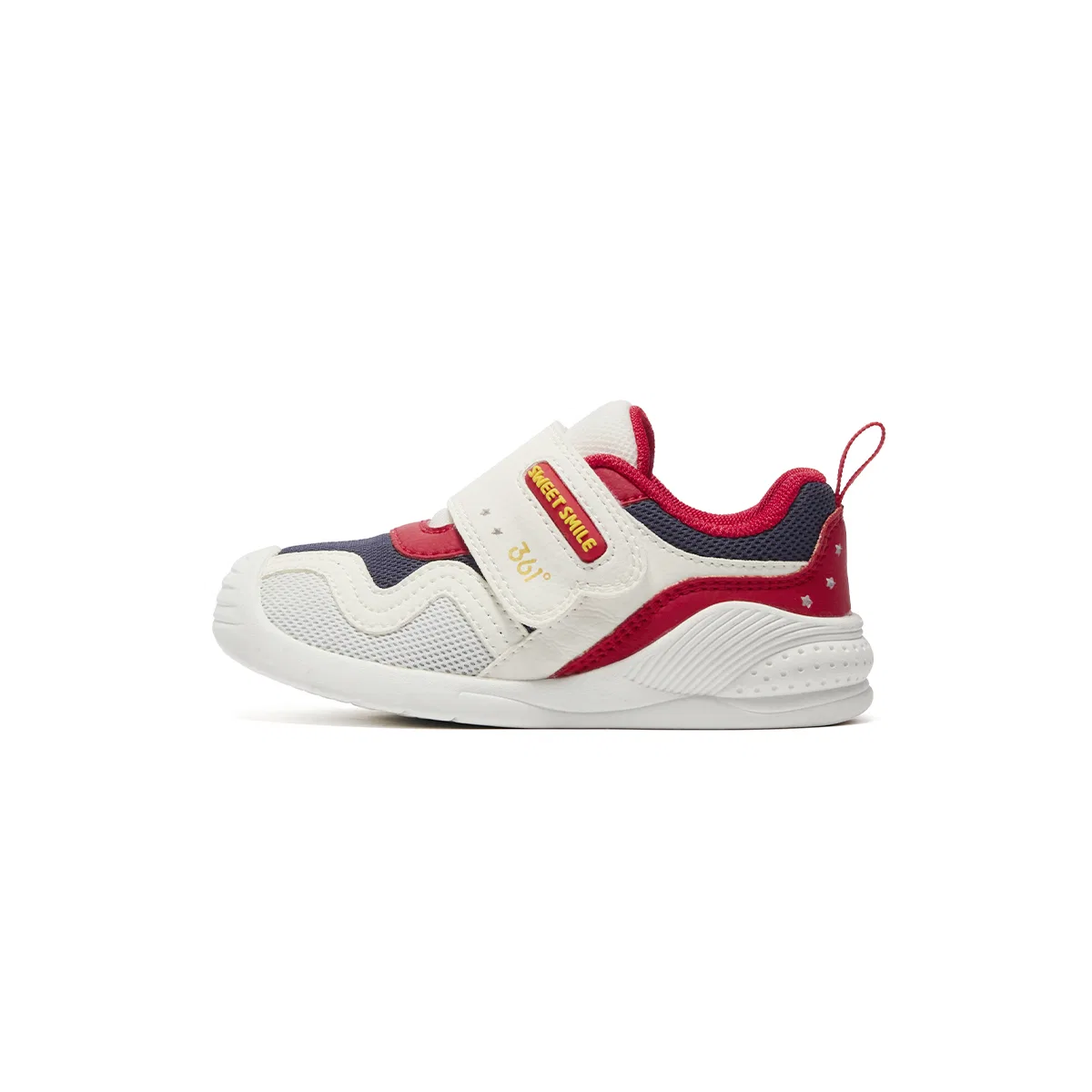 Детские кроссовки для малышей 361°KIDS Feather White/Prussian Blue/Virtual Red