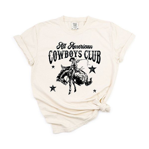 

Футболка All American Cowboys Club с эффектом garment dyed Simply Sage Market, Зеленый, Футболка All American Cowboys Club с эффектом garment dyed Simply Sage Market