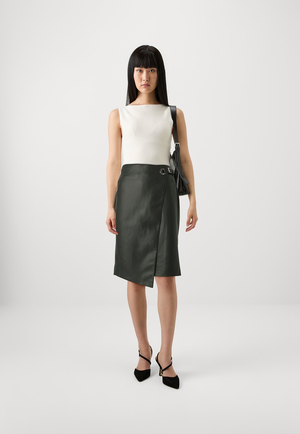 

Юбка с рюшами SKIRT KARL LAGERFELD, черный