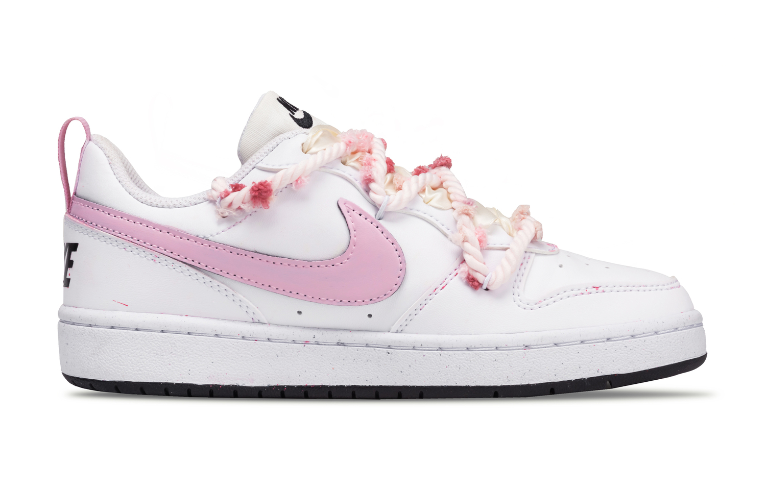 Кроссовки Nike Air Force 1 Wild Kids' Custom, розовый — фото 3
