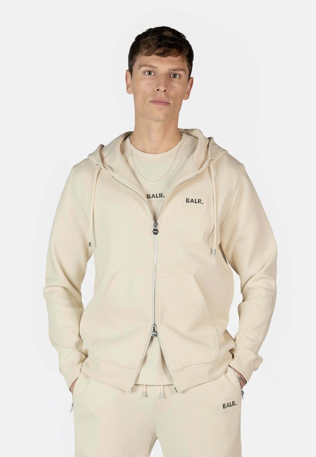 

Толстовка Q-SERIES REGULAR FIT ZIP THROUGH BALR., цвет white swan