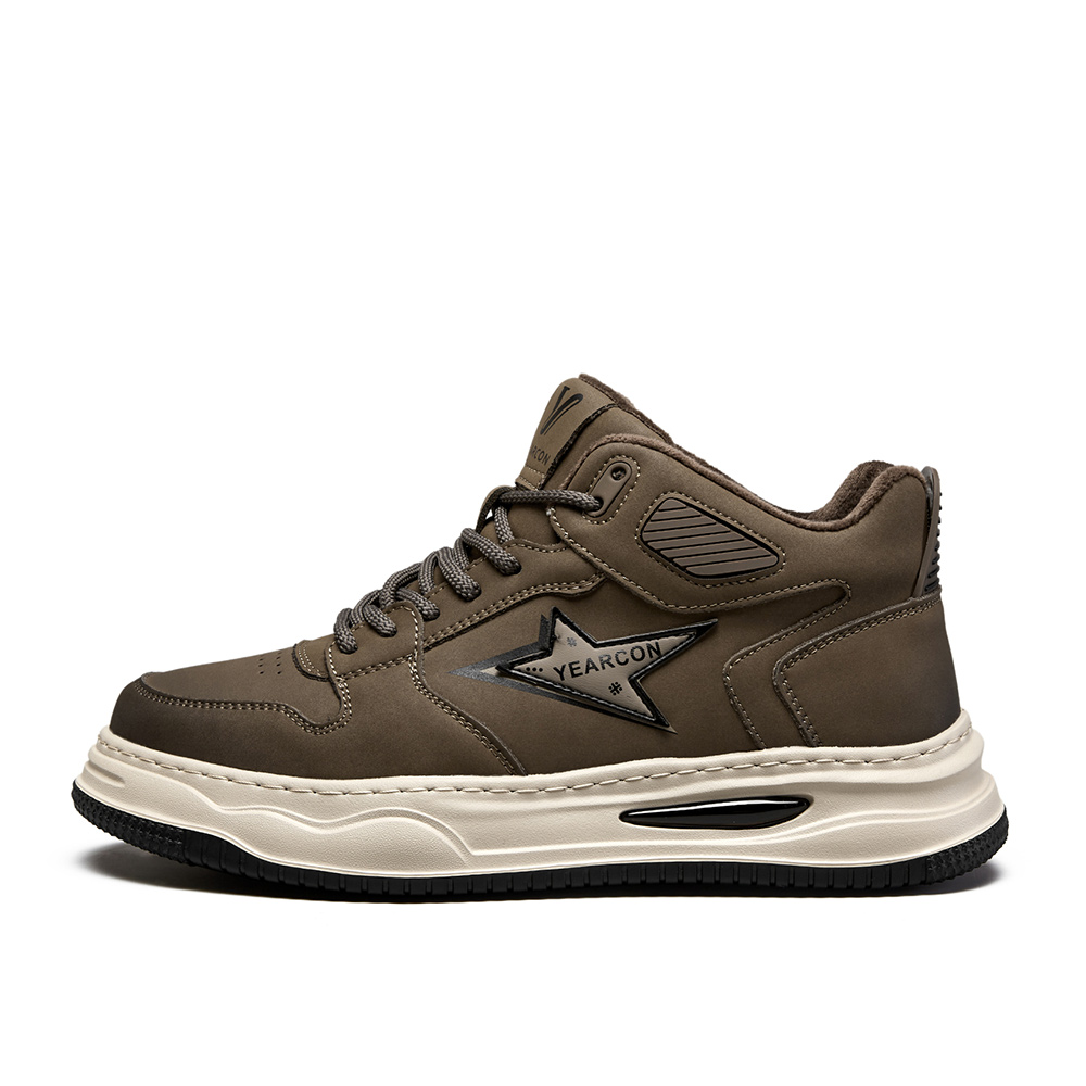 

Низкие модные повседневные кроссовки men's YEARCON, хаки