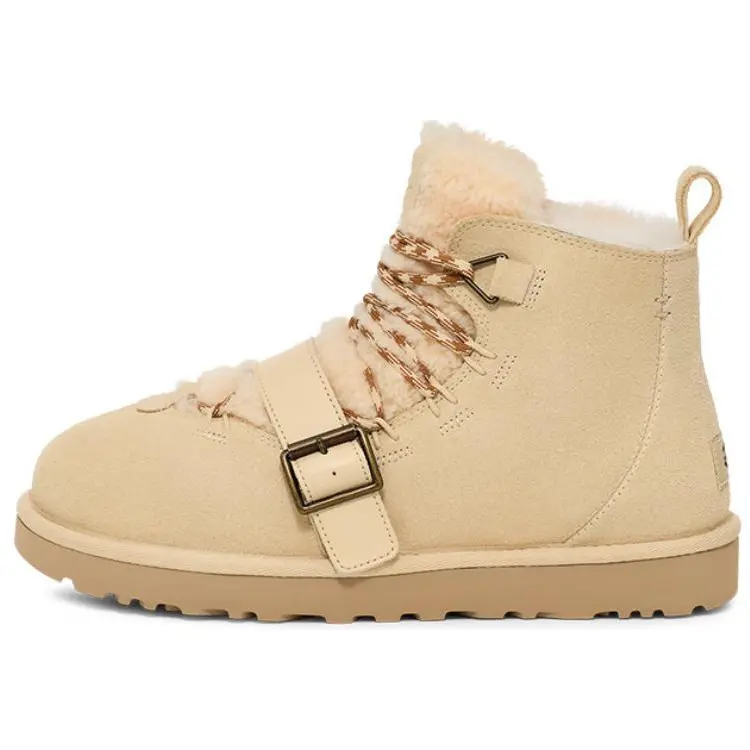 Сапоги зимние UGG с застежкой, коричневый