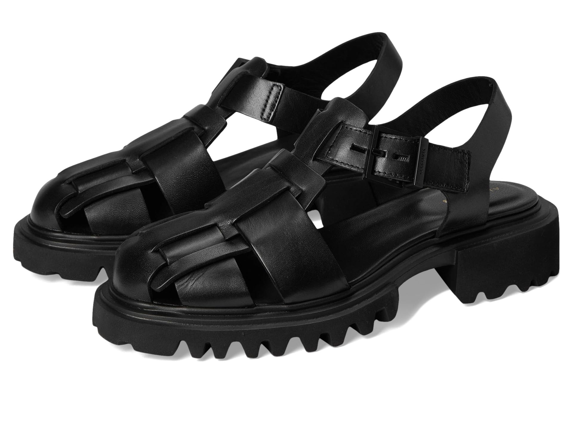 Туфли AllSaints Tess Sandal, черный