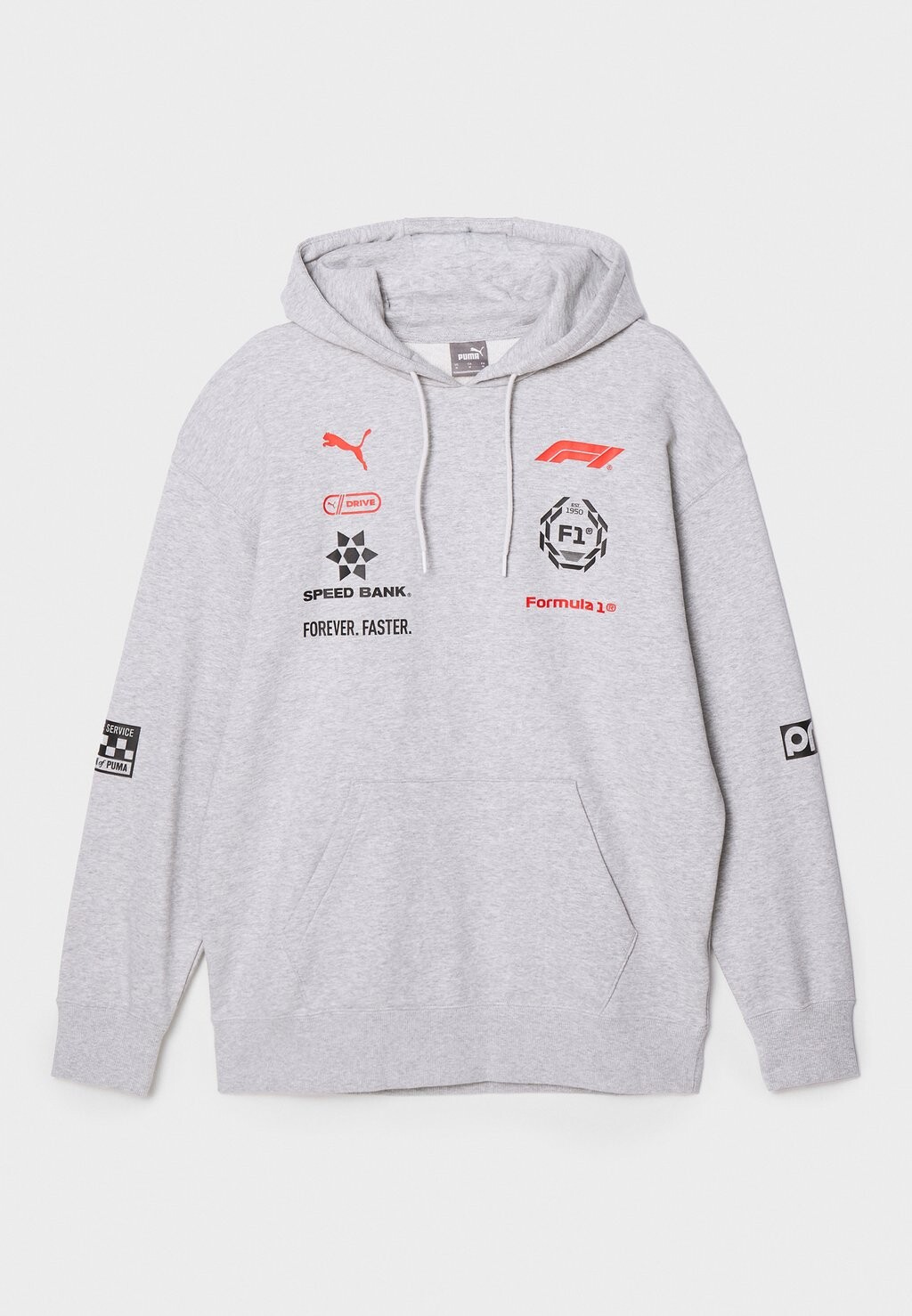 

Толстовка F1 RACING HOODIE UNISEX Puma, серый