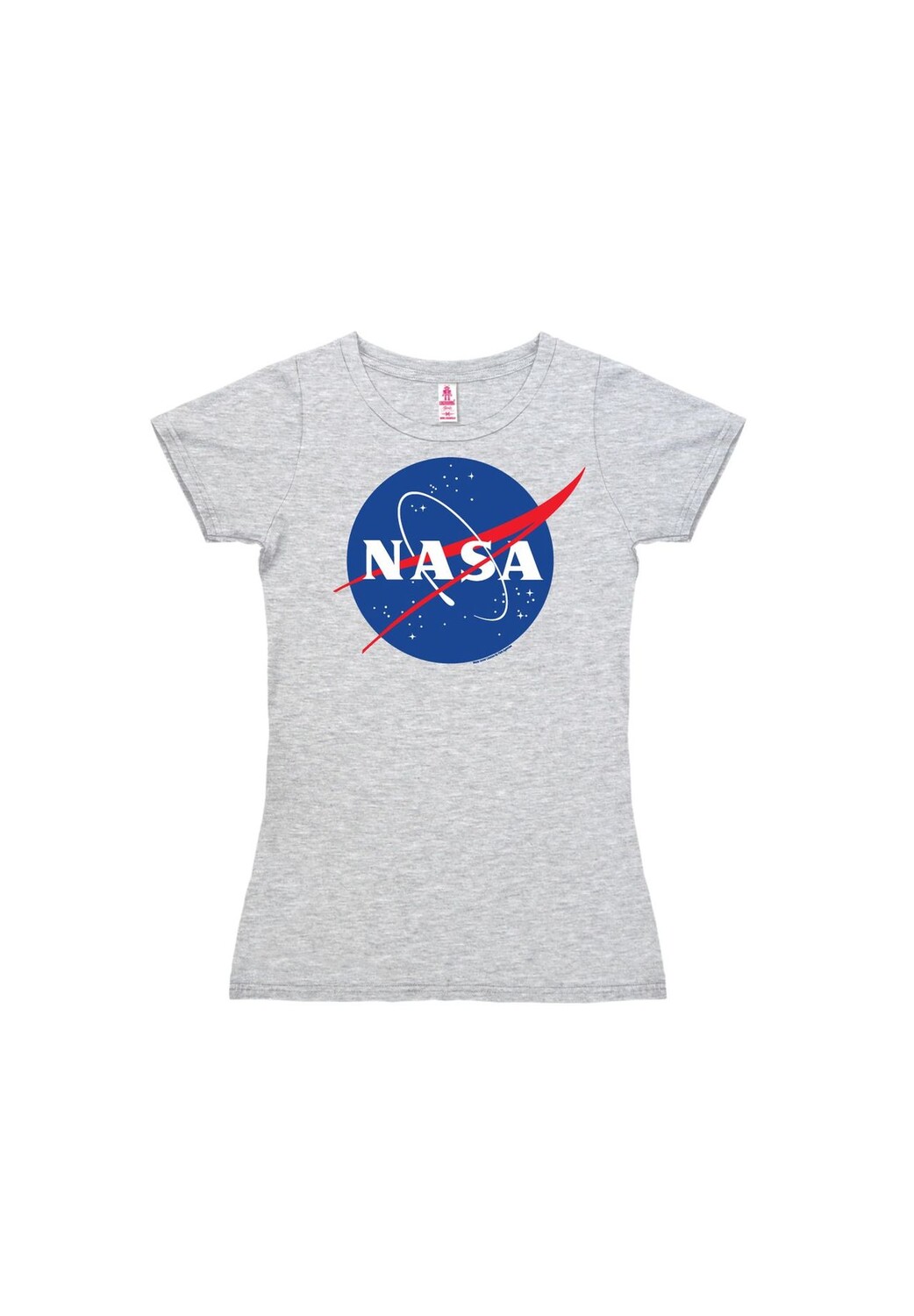 

Новая футболка для девочек NASA — логотип LOGOSHIRT, цвет Grey-melange