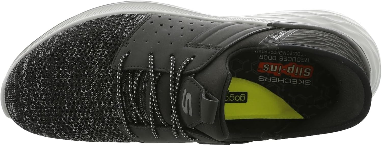 Мужские кроссовки Skechers Garner - Newick 210803, белый/черный — фото 3