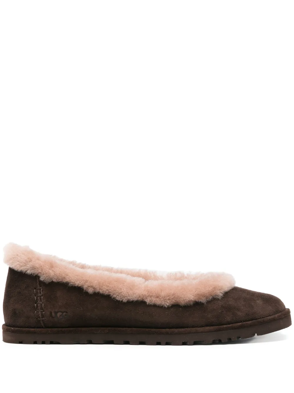 Женские балетки Zora "Пыльный какао" Ugg, коричневый