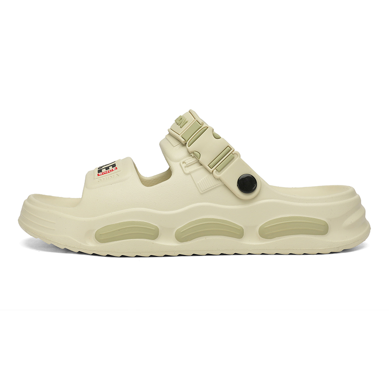 

Jinho Пляжные сандалии мужские бежево-оранжево-серые с салатовым, цвет Light Green