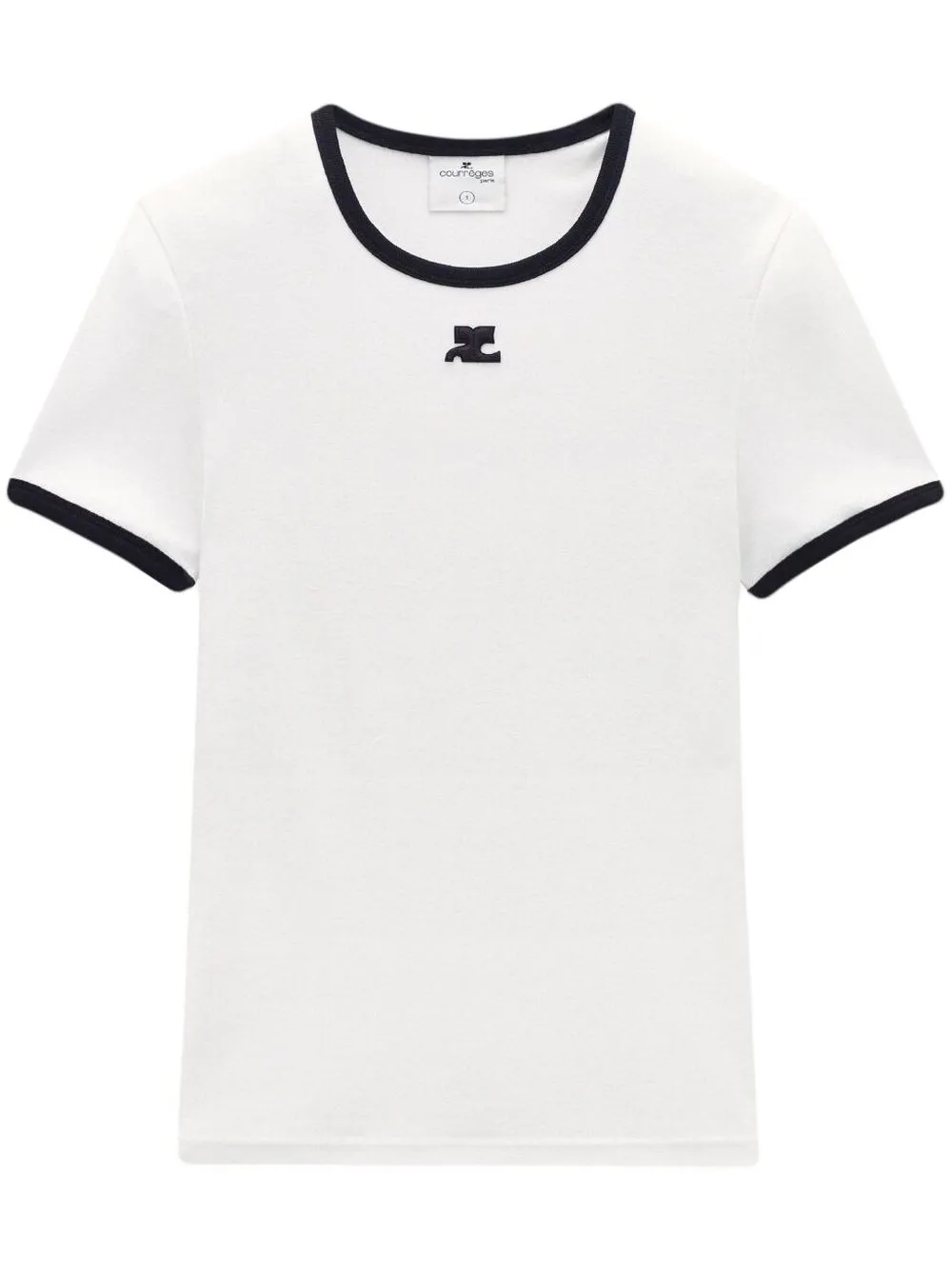 

Футболка Bumpy Courrèges, белый