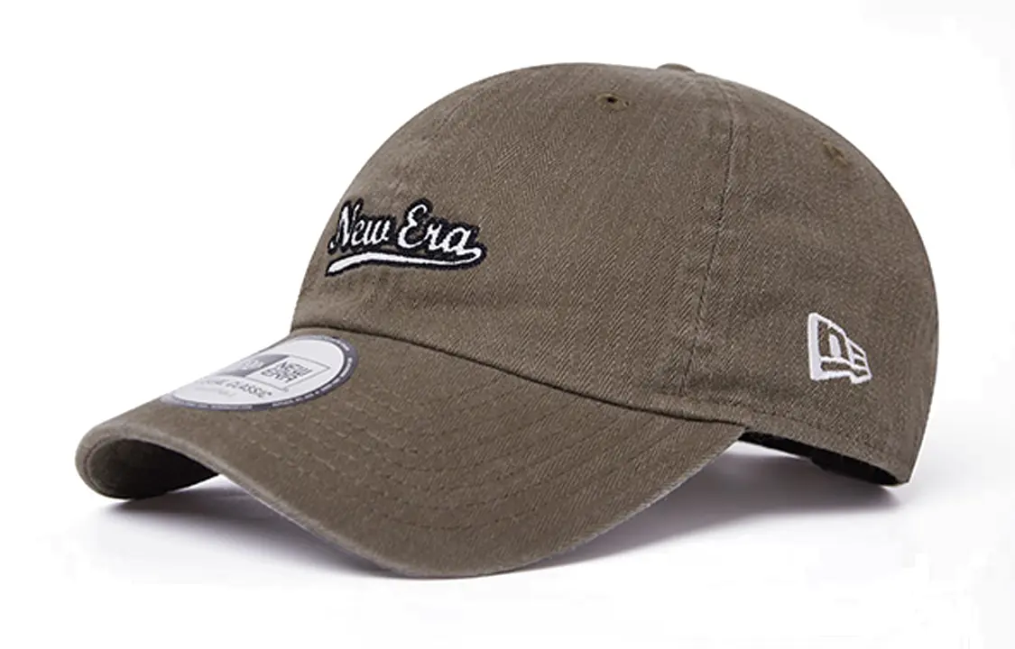 

New Era Хлопковая бейсболка унисекс из регенерированного целлюлозного волокна коричневого цвета, Brown