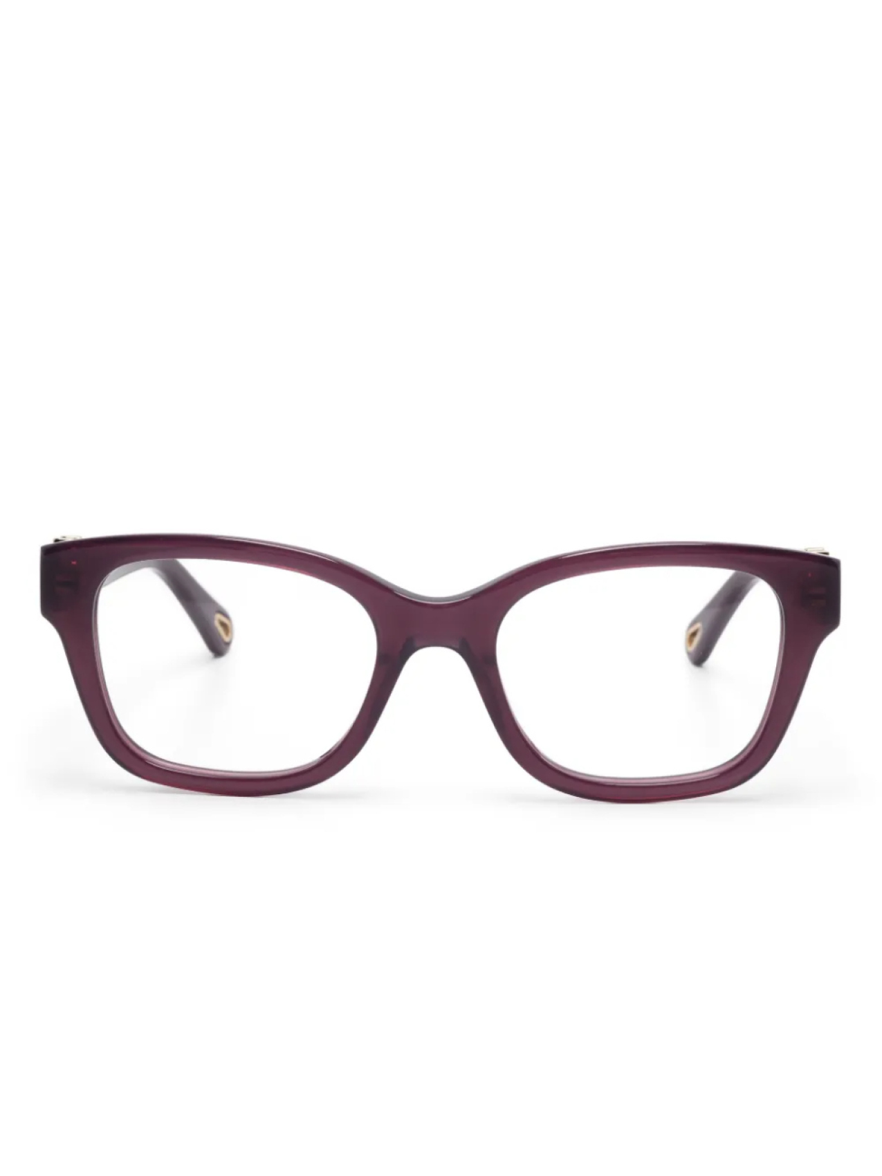 

Chloé Eyewear очки в квадратной оправе, фиолетовый