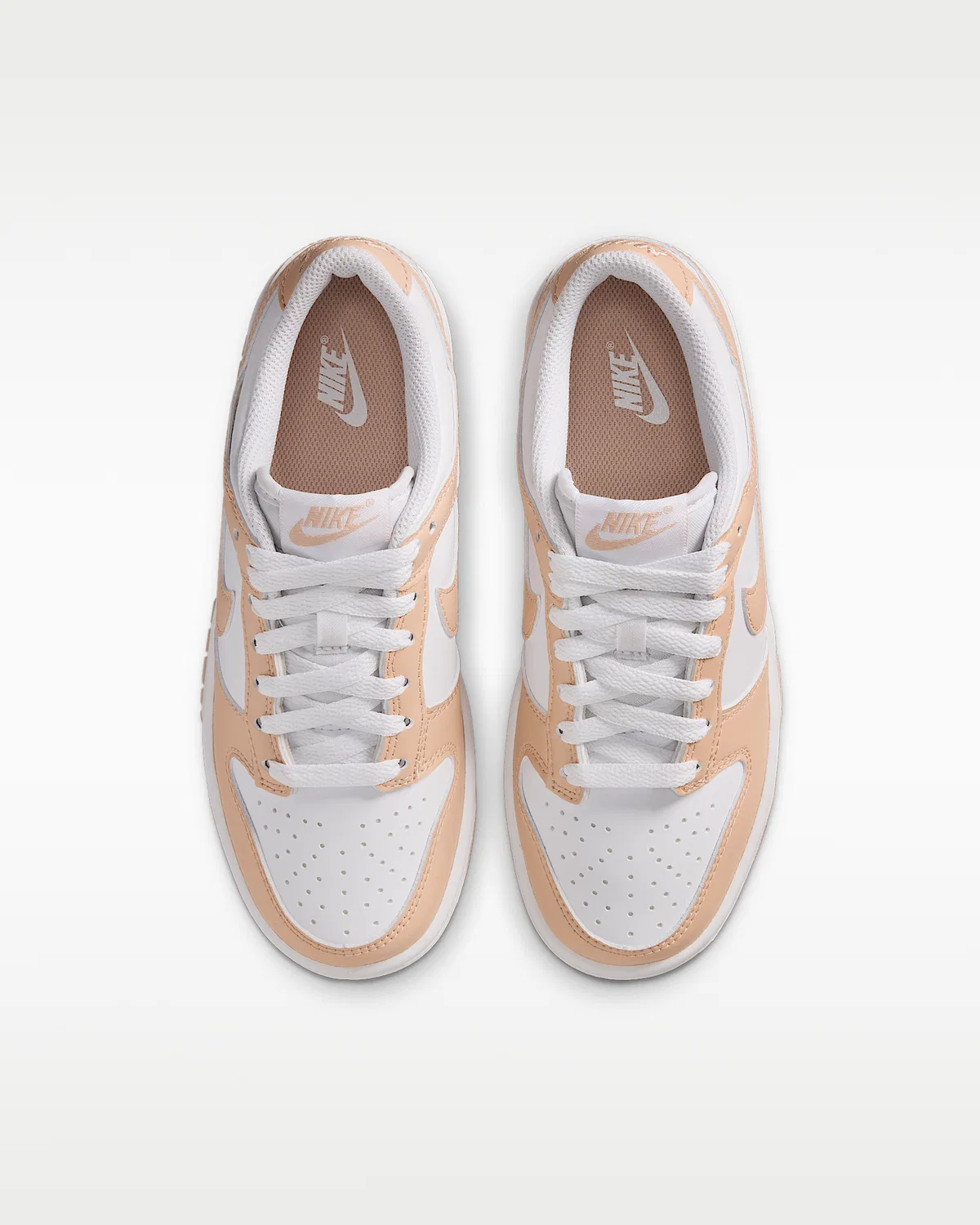 Кроссовки Nike Dunk Low для детей, White/Shimmer/White/Shimmer — фото 4