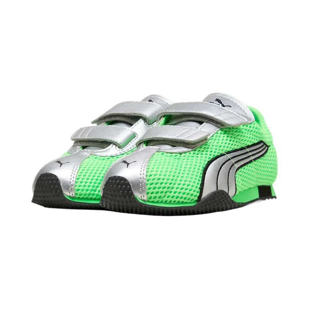 Кроссовки H Street Fabric Low Top для детей PUMA, Vibrant Green-PUMA Silver — фото 4