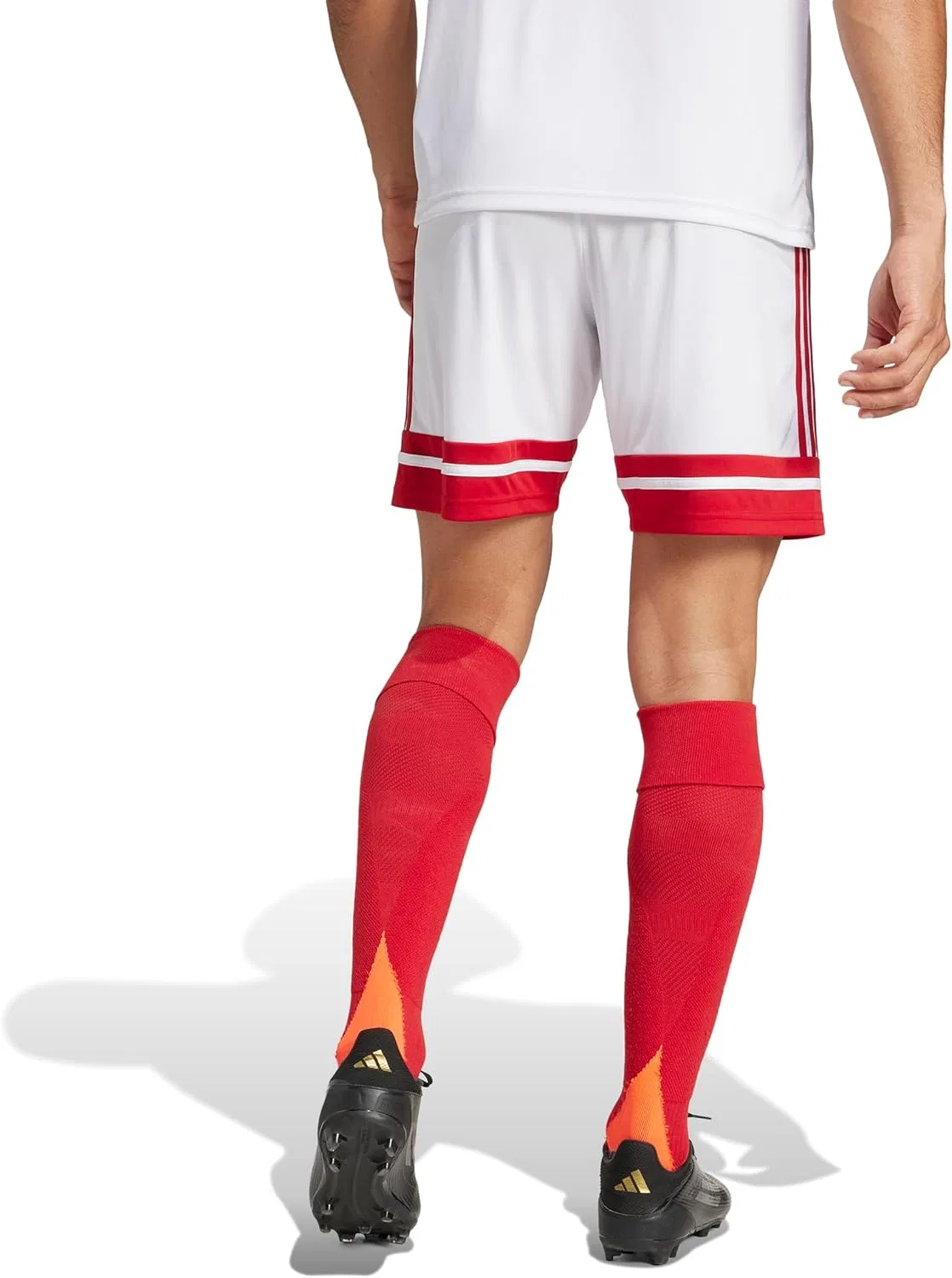 Шорты мужские adidas Squadra25, White/Team Power Red 2 — фото 3