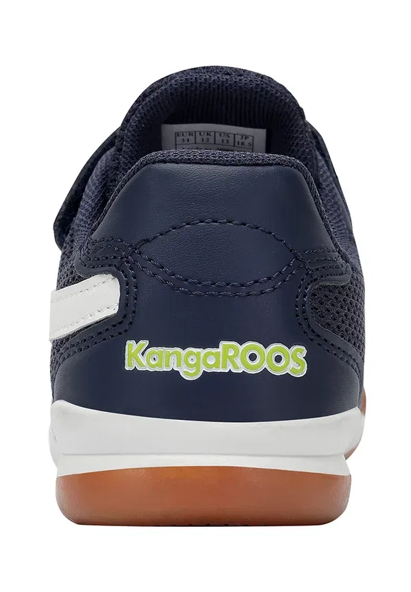Кроссовки Kangaroos K braceyard sneaker trainers, темно-синий с лаймом — фото 4