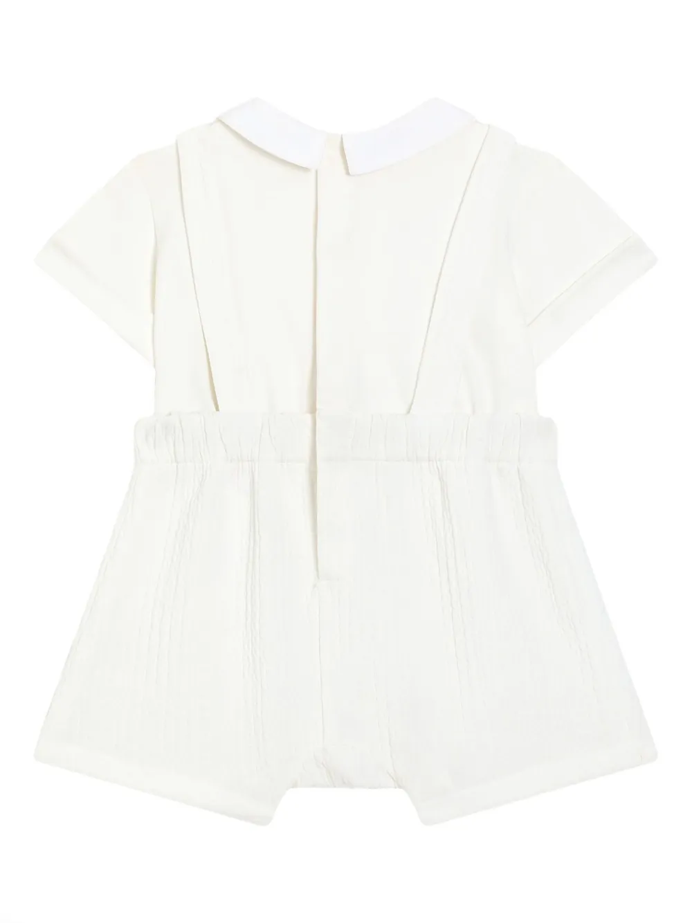 Комплект из топа и шортов с подтяжками Dolce & Gabbana Kids, белый — фото 2