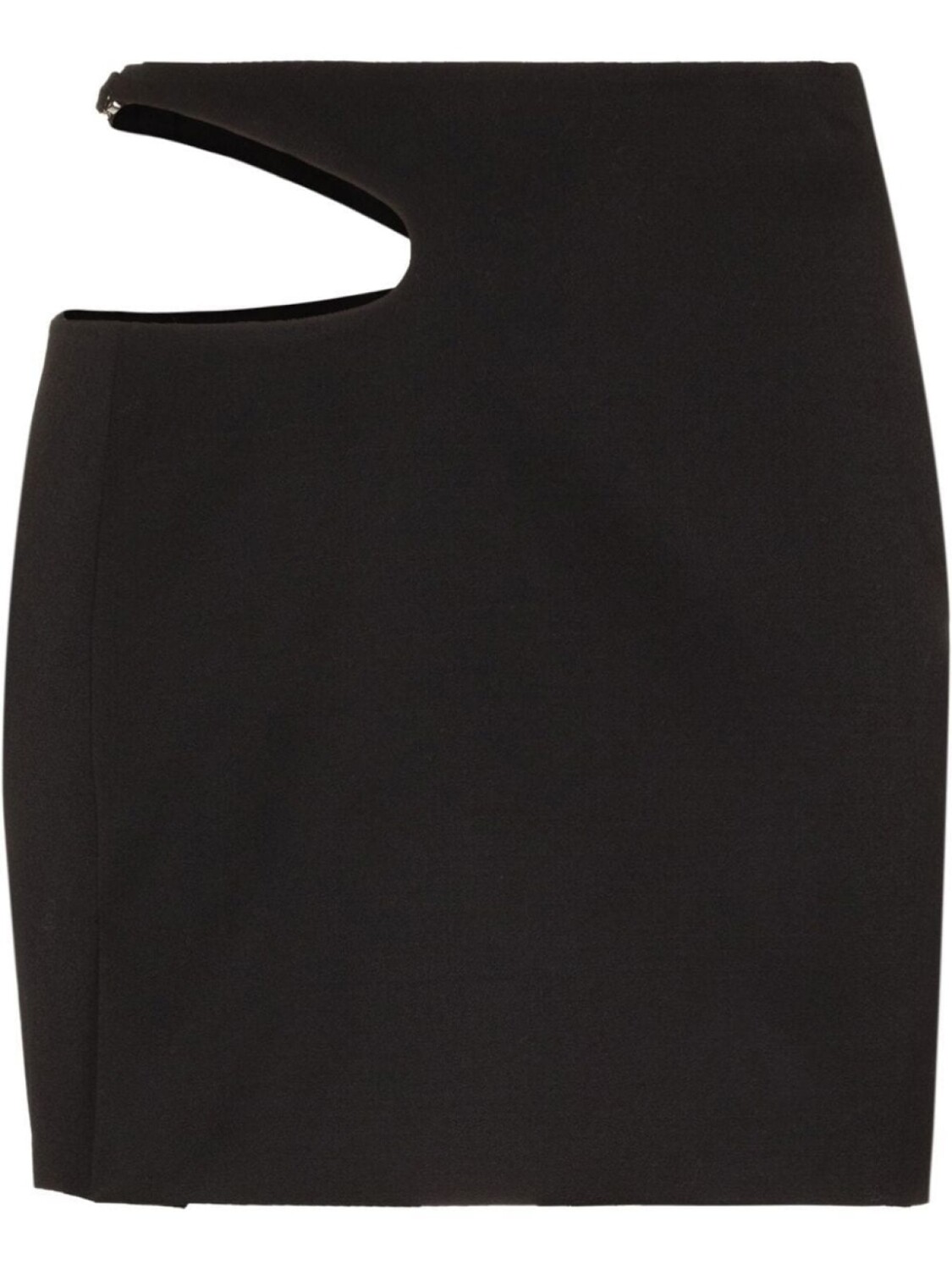 

Low Classic юбка мини Curve Hole с вырезом, черный