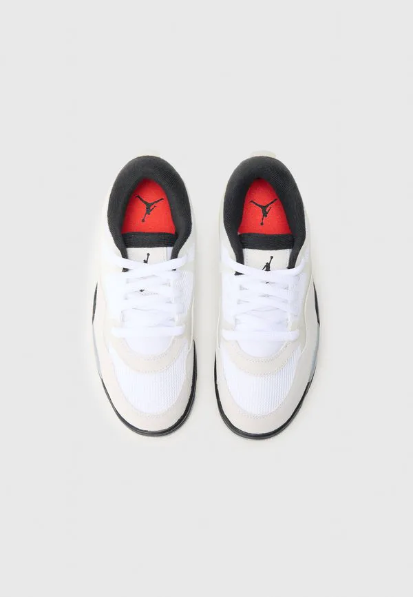 Кроссовки air 4 rm bg Jordan, White/Black/Light Smoke Grey — фото 4