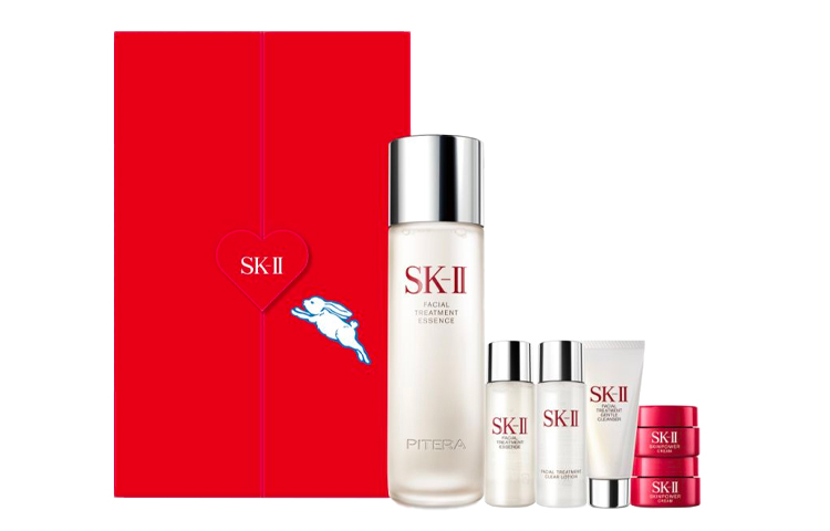 

SK II сыворотка лосьон бокс набор для ухода за кожей увлажнение, восстановление и подтяжка комплект из шести предметов SK-II, Valentine's Day fairy water gift box six-piece set