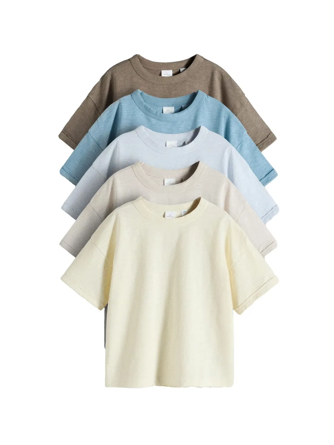 Футболка The Set, Beige/Sky Blue/Light Blue/Light Yellow/Muddy Colored