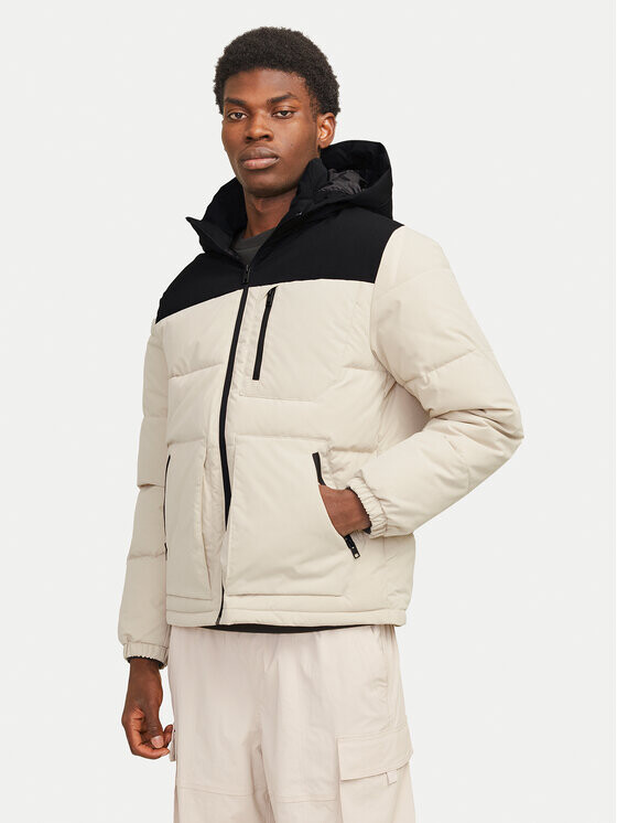 

Пуховик стандартного кроя Jack&Jones, бежевый