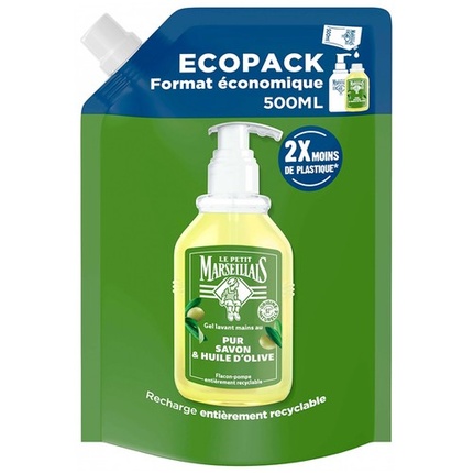 

Гель для мытья рук Pure Soap & Olive Oil Eco-Refill 500 мл Le Petit Marseillais