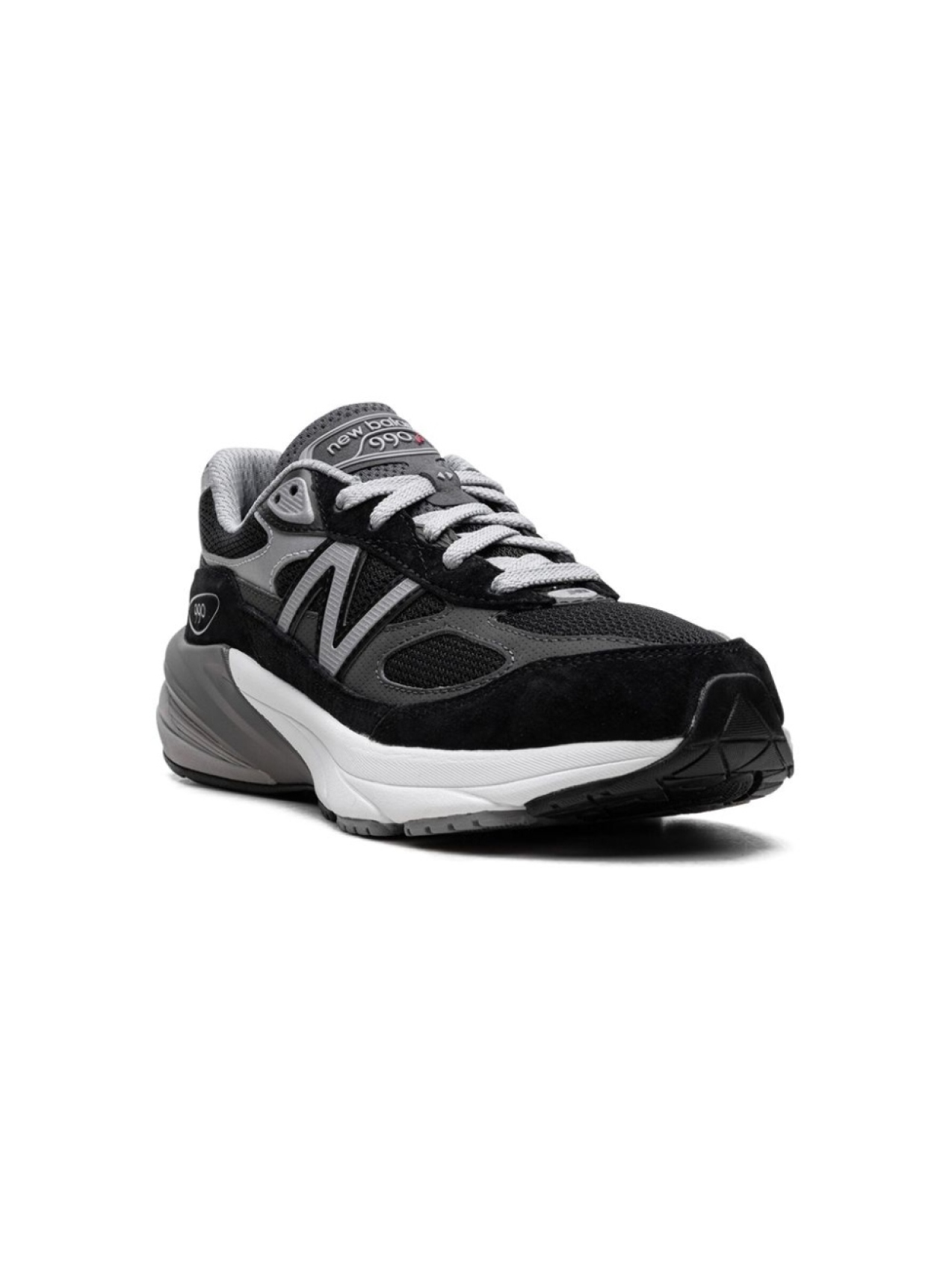 

New Balance Kids кроссовки 990v6 Black/Silver, черный