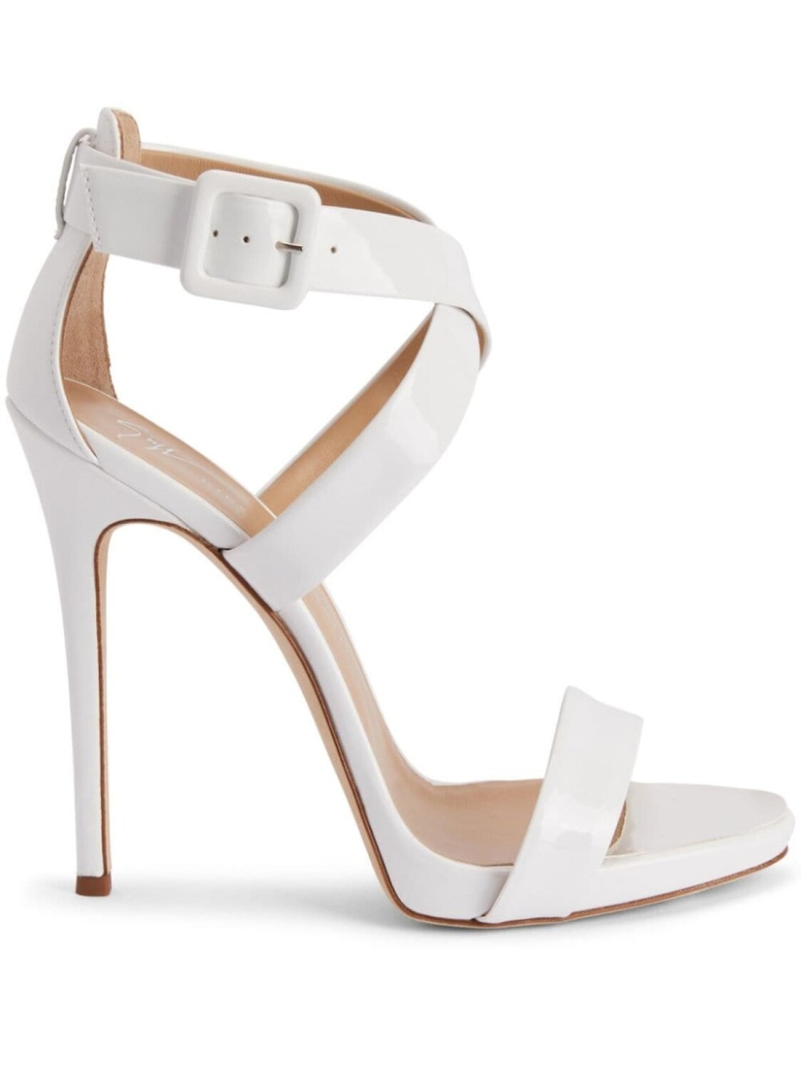 

Giuseppe Zanotti босоножки Betty 120 на платформе, белый