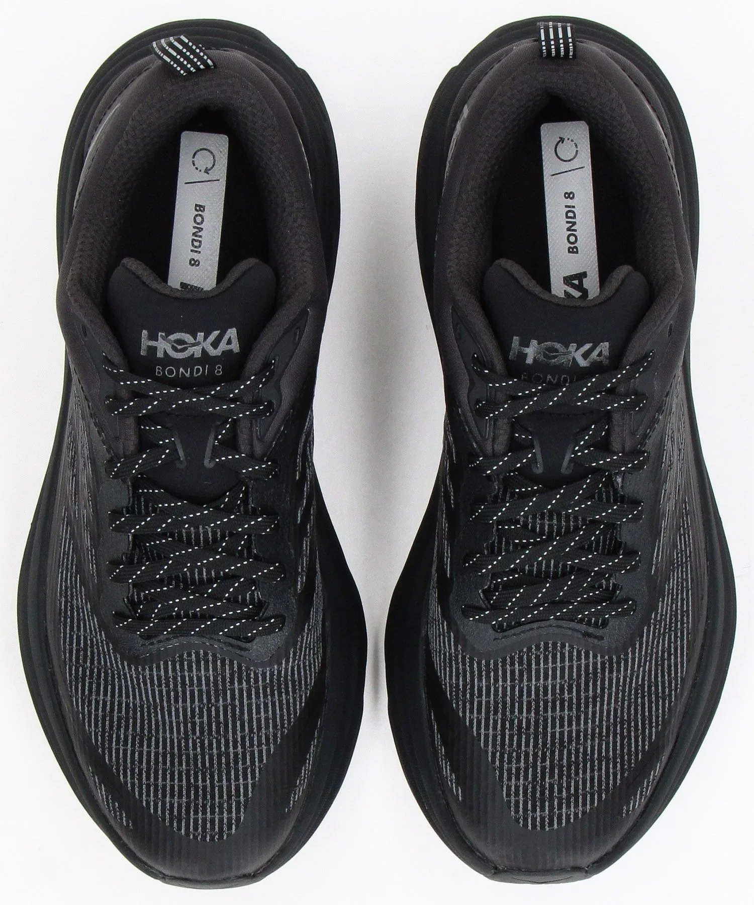 Мужские кроссовки HOKA BONDI 8 TS Caged для бега чёрные — фото 2