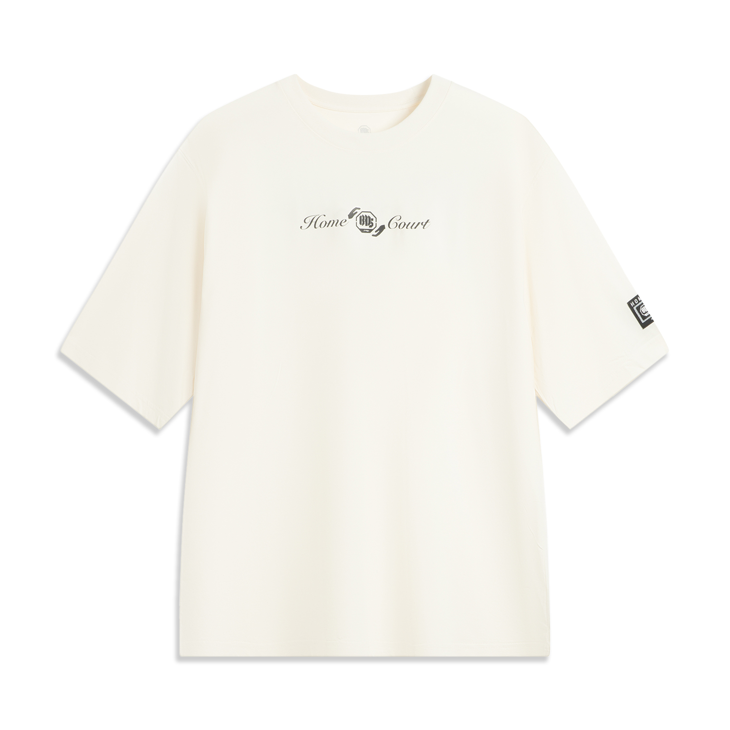 

LINING Футболка мужская экрю, Белый, LINING Футболка мужская экрю