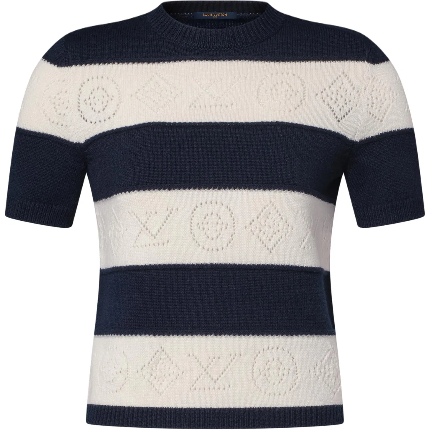 Свитер женский Nautical SS26 Cashmere LOUIS VUITTON, Blue White