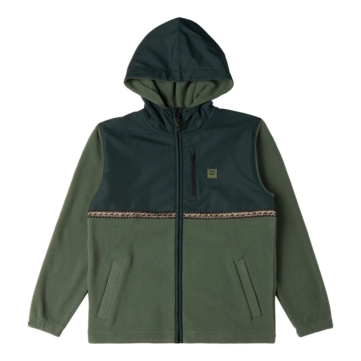 

Детская толстовка Boundary Lite Billabong, зеленый