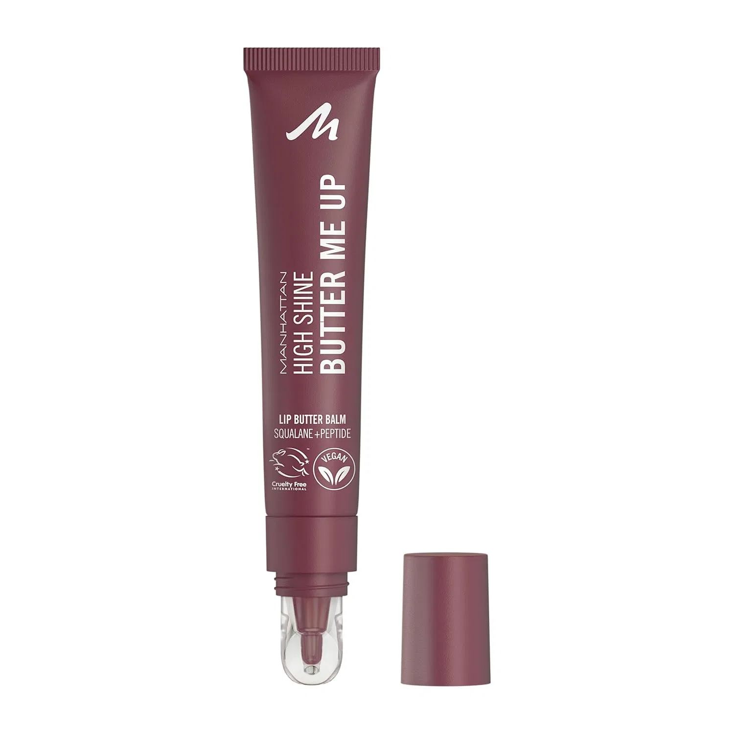 Тинтованный бальзам для губ «High Shine Butter Me Up Lip Butter Balm» от Manhattan, оттенок 003 Mellow Mocha Manhattan, 003 Mellow Mocha