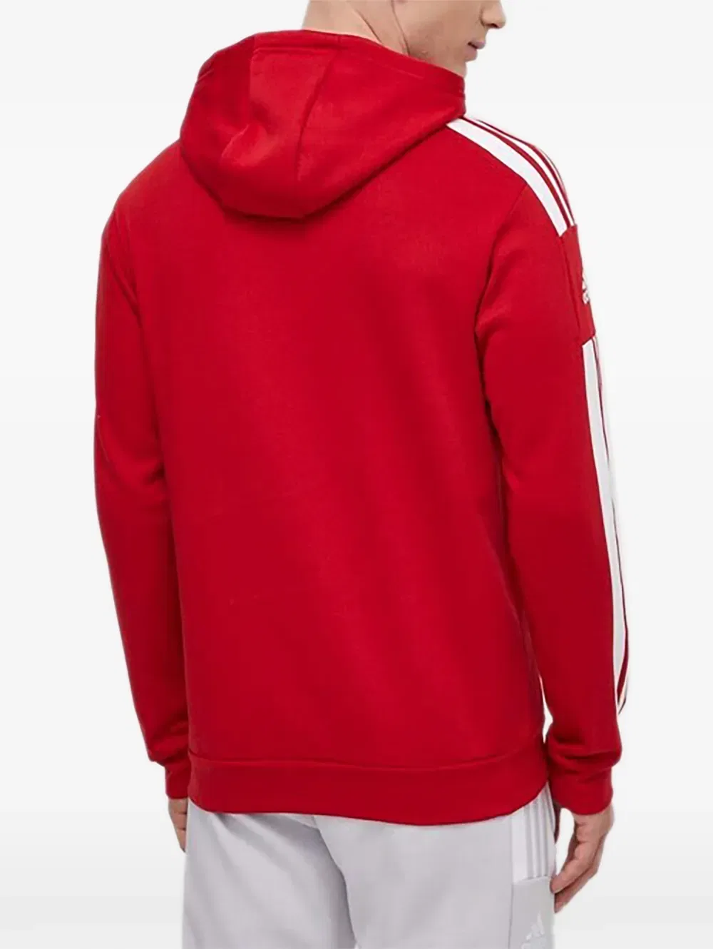 Толстовка в полоску Adidas, красный — фото 3