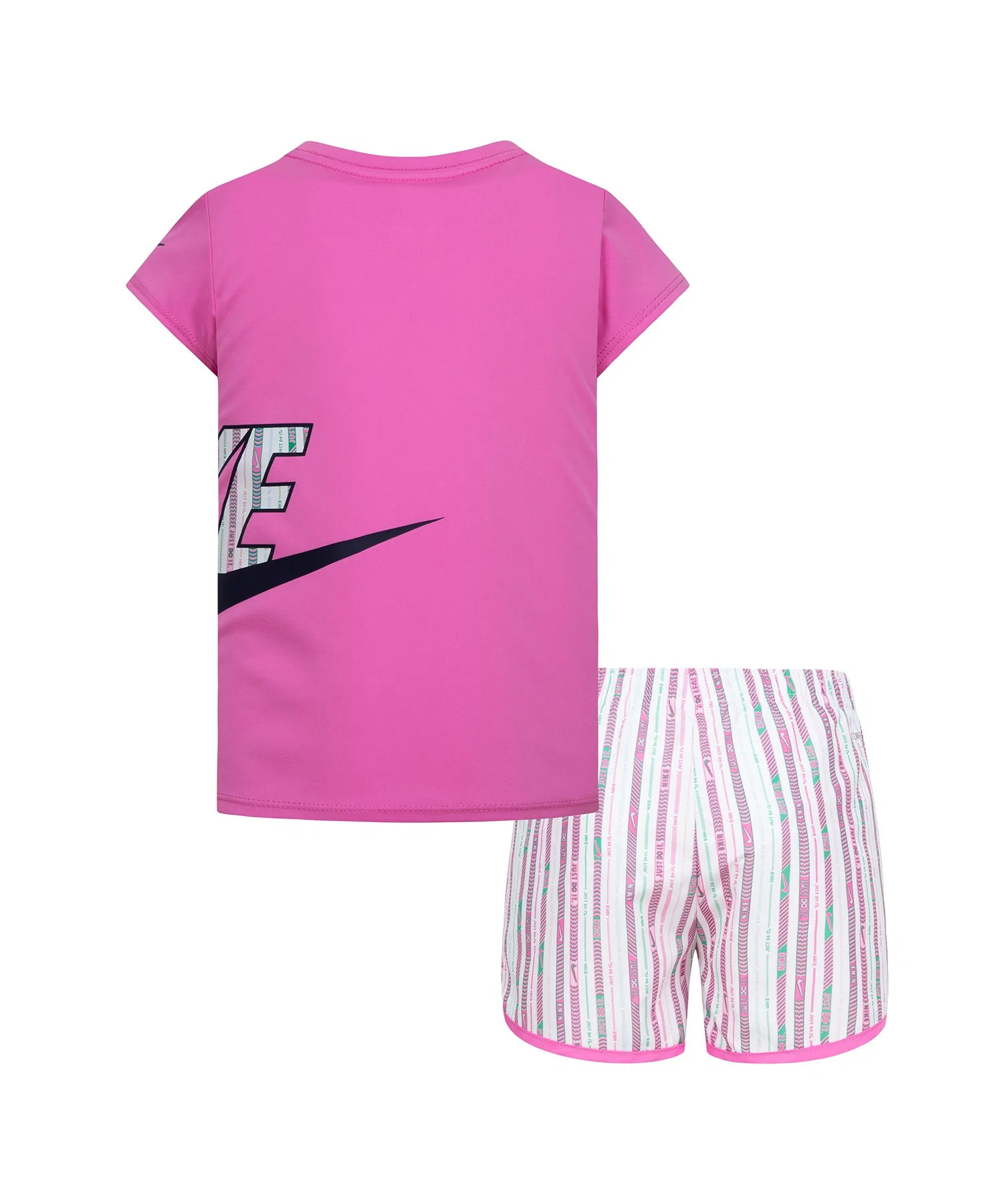 Детский комплект футболка и шорты NIKE Happy Camper SPRINTER фиолетовый — фото 2