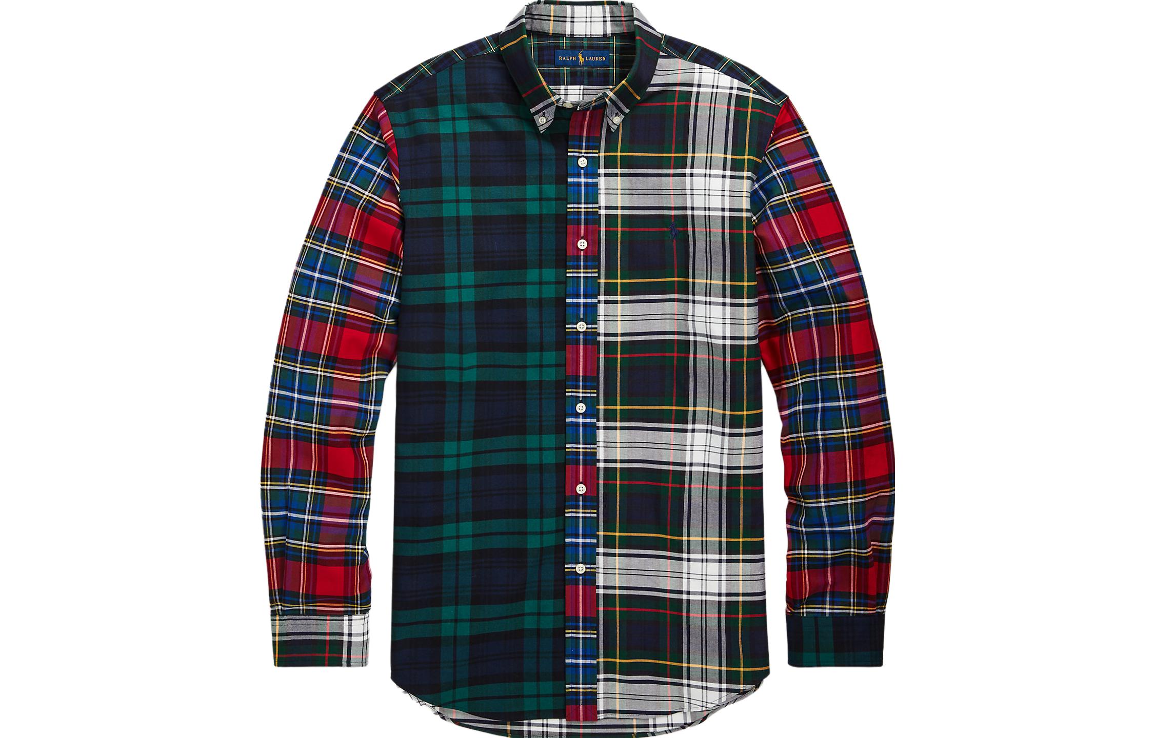 

Мужская разноцветная рубашка Polo Ralph Lauren, мультиколор