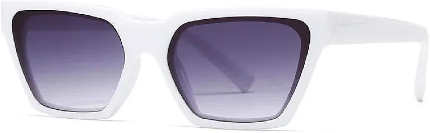 

Солнцезащитные очки «кошачий глаз» для женщин, модные, разноцветные, с защитой от УФ-излучения UV400, для мужчин, трендовые, с градиентным эффектом TVTBBVV, C2 White Gray