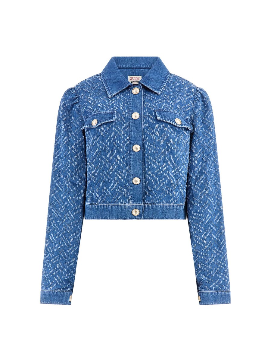 

Межсезонная куртка GUESS, цвет Blue denim/Light blue