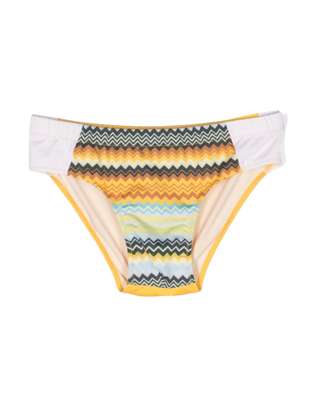 

Плавки с графичным принтом Missoni Kids, желтый