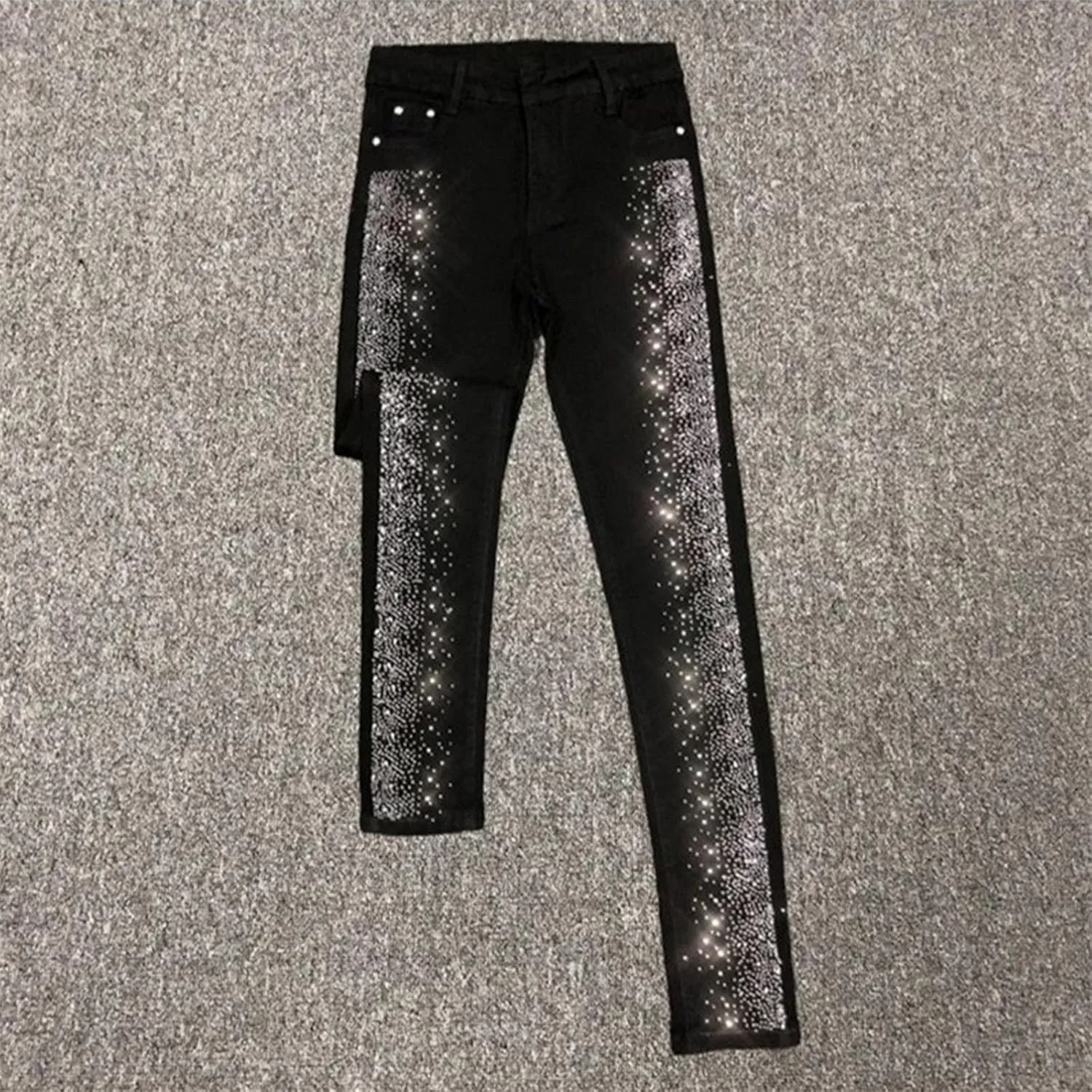 Джинсы пайетки Y2K Black — фото 3